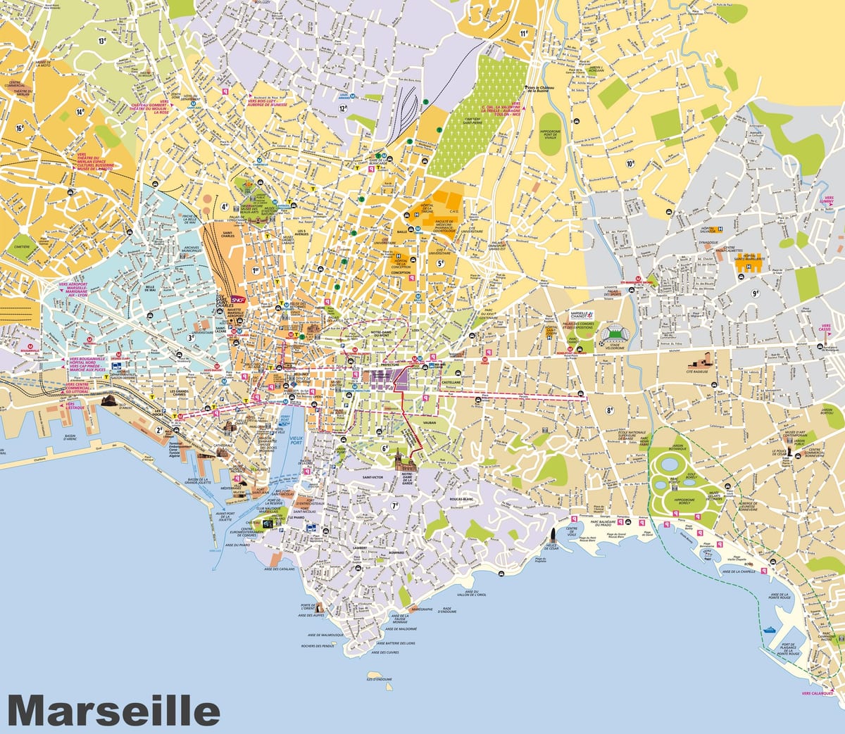 Marselha mapa em pdf