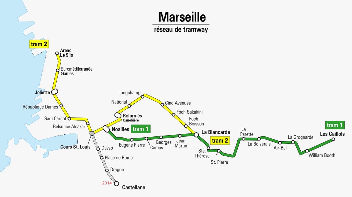 mapa de Marseille eléctrico