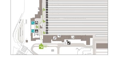 Mapa de Marseille st charles estação de comboios