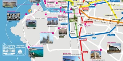 Marselha atração mapa