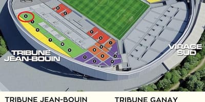 Stade velodrome de estar mapa